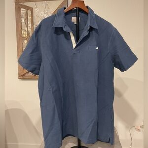 Men’s Collared 2 Button Short Sleeve Hearty Casual shirt .